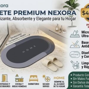 TAPETE ABSORBENTE OVALADO