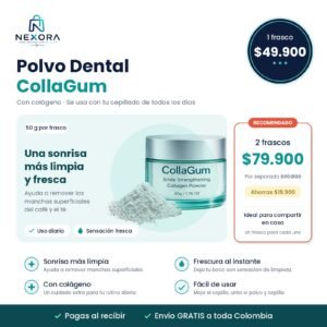 CollaGum – Polvo Dental con Colágeno 50 g